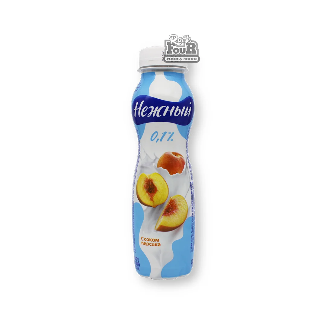 Yogurt drink with peach juice "Nezhniy" 0.1% 285g